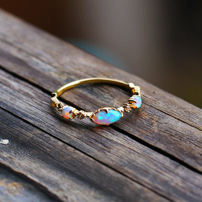 "Amour et sincérité" - Bague opale vintage - Isabella