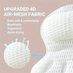 Tissu 4D Air-Mesh amélioré, extra doux et confortable, respirant, supportif, séchage rapide. Idéal pour coussins et accessoires de confort.