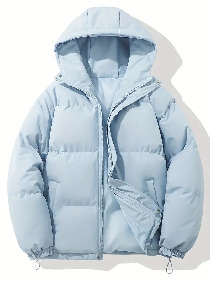 Luuk | Classic winter jacket with hood for men