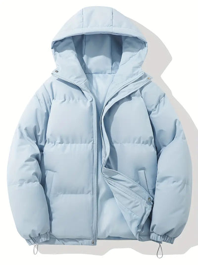 Luuk | Classic winter jacket with hood for men