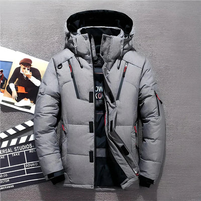 Veste d'hiver pour hommes - Veste imperméable et isolée pour le froid extrême