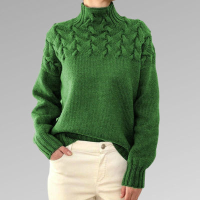 Caja - Jersey de cuello alto - elegancia y calidez