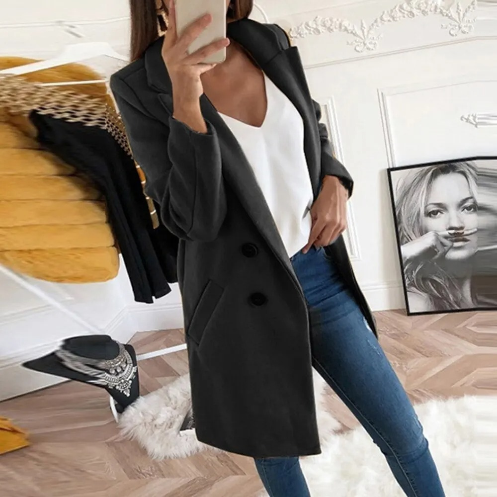 Trench-Coat Moderne Avec Coupe Slim Pour Femme