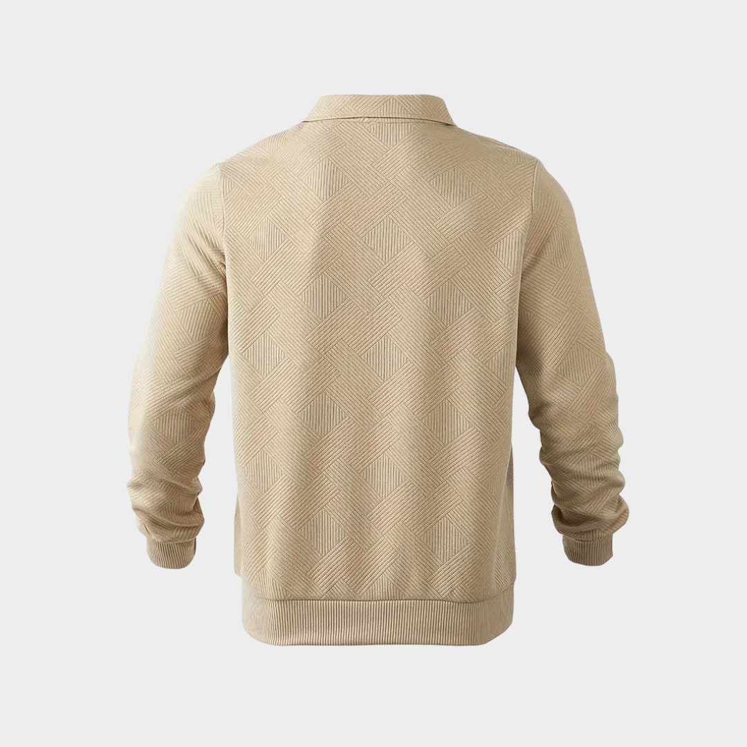 Koen | Stylový prémiový svetr na čtvrtý zip pro muže