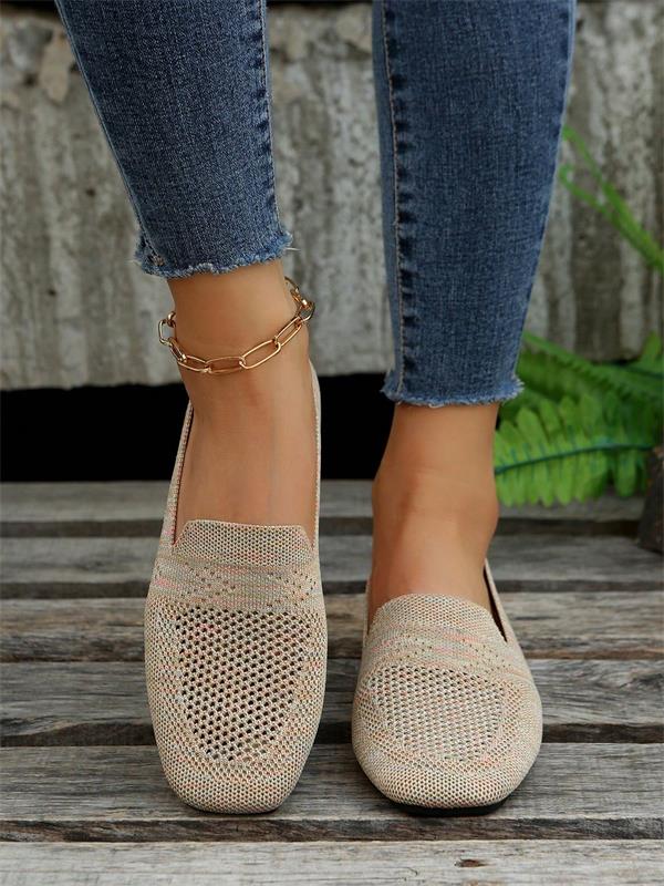 Claudia - Zapatos planos antideslizantes y cómodos para mujer con soporte para el arco