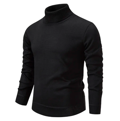 Cuello alto de lana suave para hombre