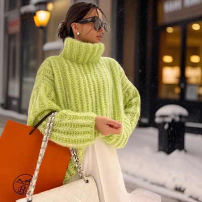 Jill | Kadınlar için Uzun Kazak | Sıcak