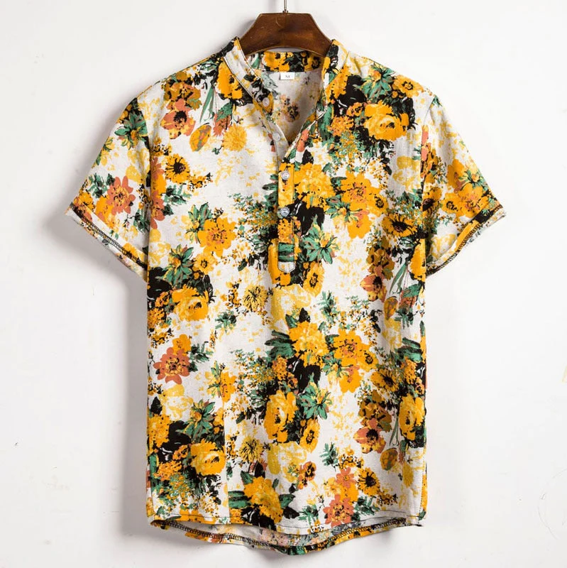 Camisa de hombre casual y elegante con un diseño único.