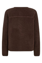 Kurtka Teddy dla kobiet w kolorze brązowym | Miękka i ciepła kurtka