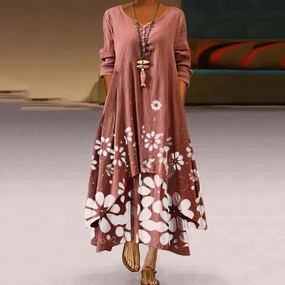 Mica - Elegante vestido de algodón