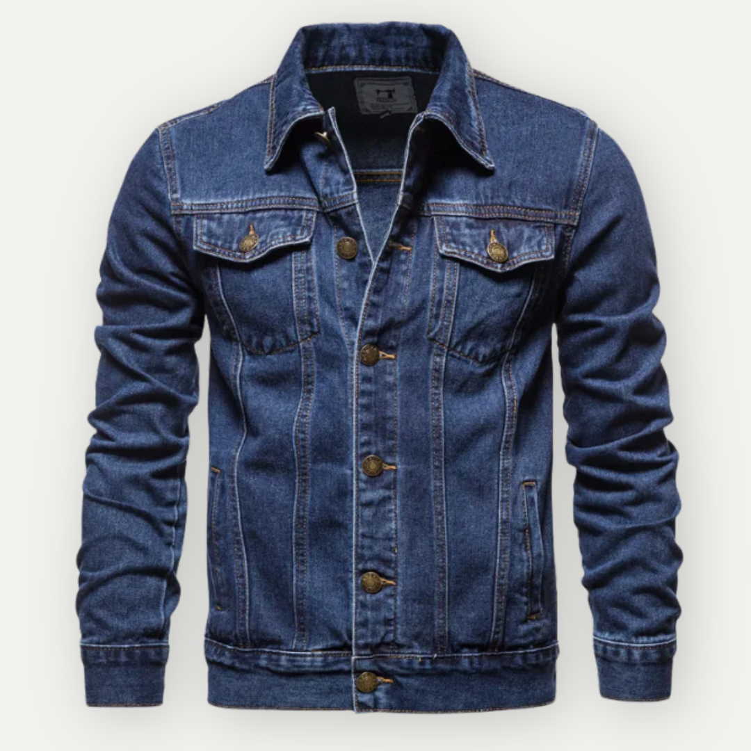 DenimCraft - Veste en jean classique pour hommes