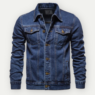 DenimCraft - Veste en jean classique pour hommes