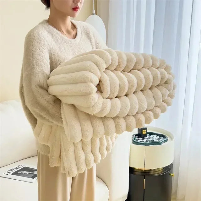 Couverture confort matelassée ultra douillette