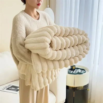 Couverture confort matelassée ultra douillette