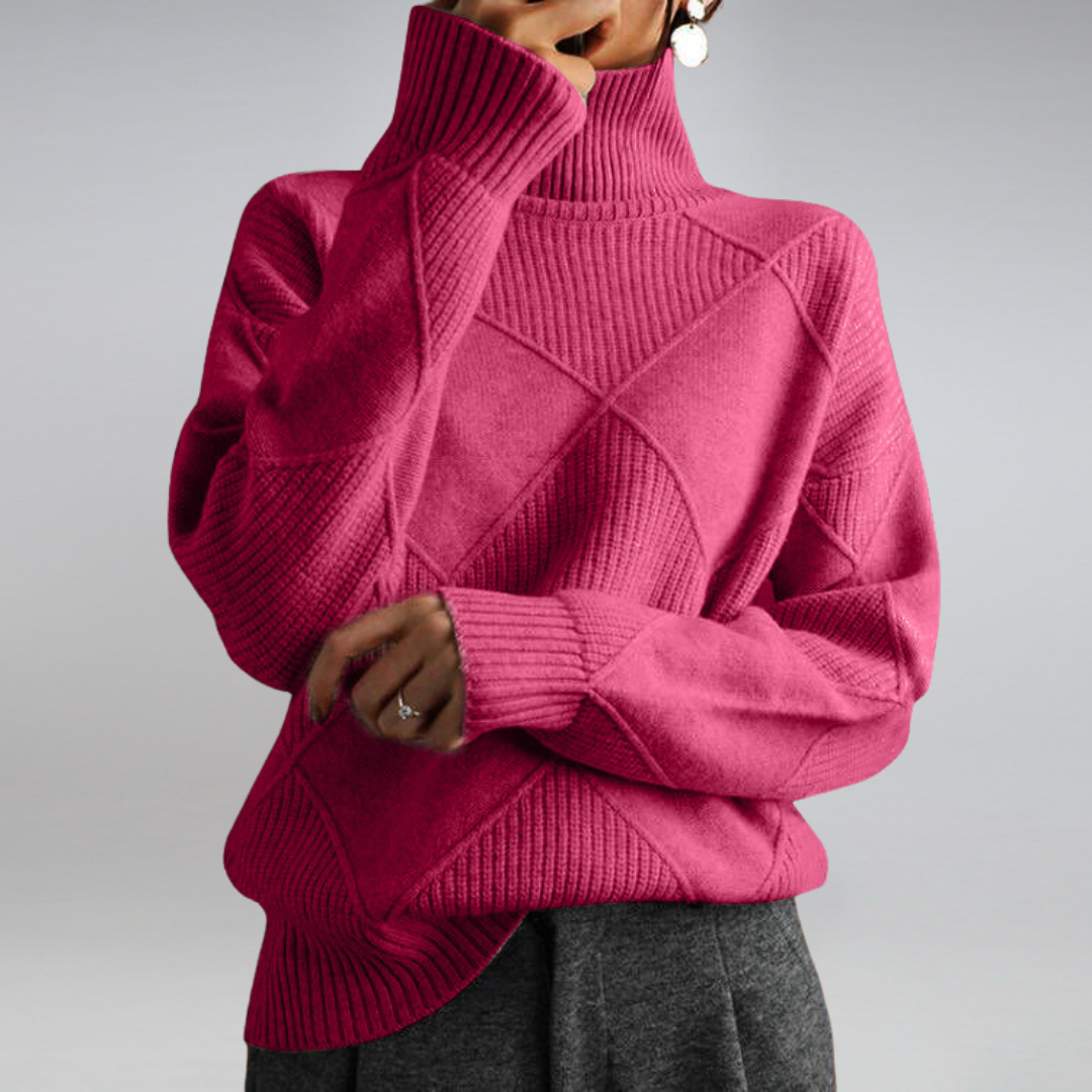 Heidi-Mode | Pull à col roulé en cachemire pour femmes
