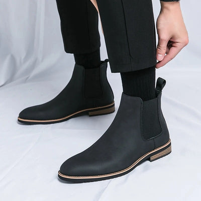 Niko - Botas de piel para hombre elegantes y cómodas.