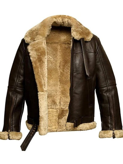 Ayden | Chaqueta de cuero cálida para hombre