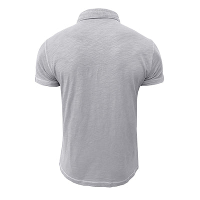 Polo para hombre - Mezcla de algodón suave - Atuendo informal y elegante