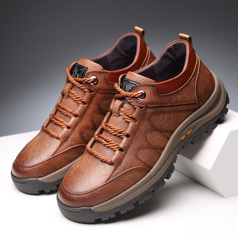 Chaussures orthopédiques en cuir pour hommes