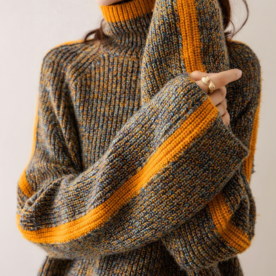Breseis | Damen Strick Warm Pullover | Winter