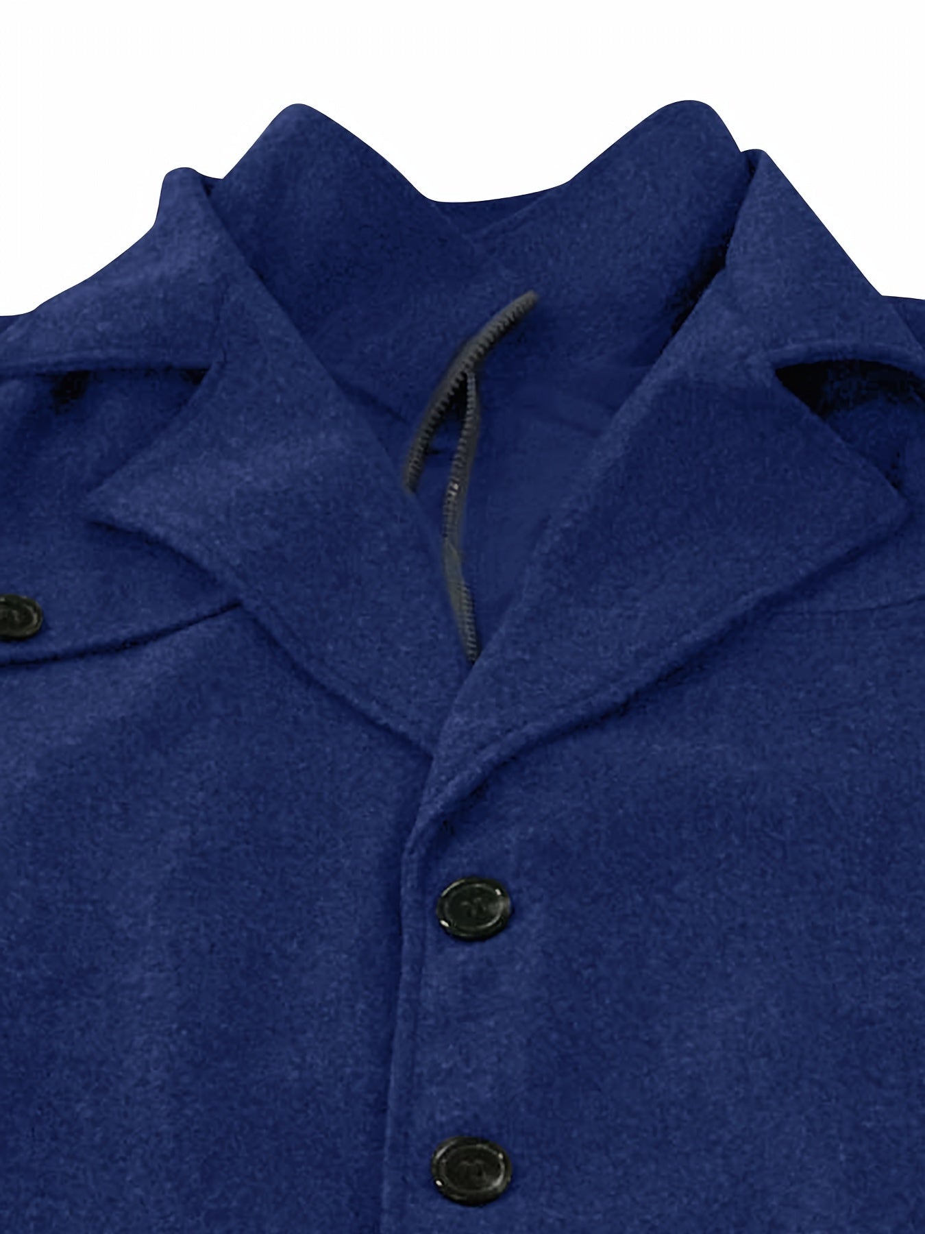 Floris | Casual wool men's jacket with zipper in solid color