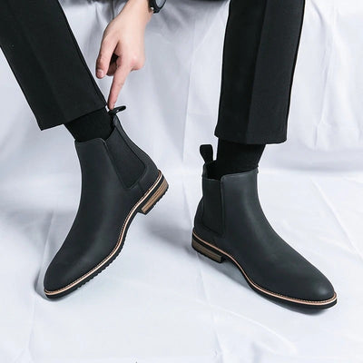 Niko - Botas de piel para hombre elegantes y cómodas.