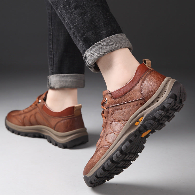 Chaussures orthopédiques en cuir pour hommes