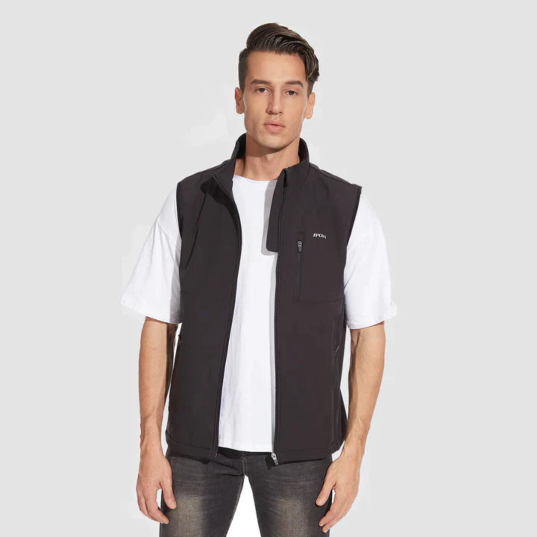 Gabby | Gilet zippé pour hommes | Confortable