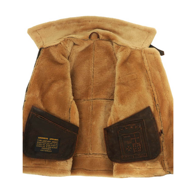 Chaqueta de vuelo clásica para hombre: cálida y elegante