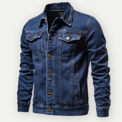 DenimCraft - Veste en jean classique pour hommes
