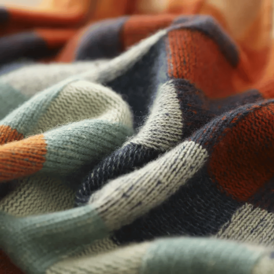 Rolák z jemného kašmíru | Štýlový patchwork