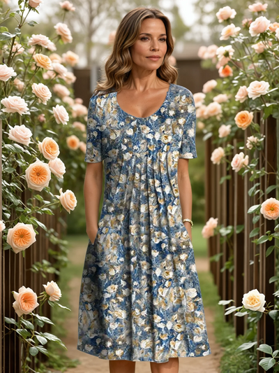 Miriam | Robe à fleurs élégante pour toutes les occasions
