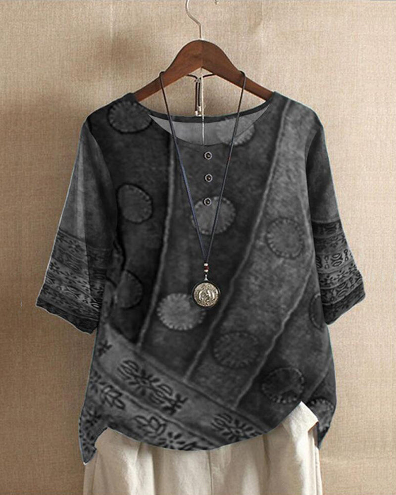 Top boho vintage - léger et chic