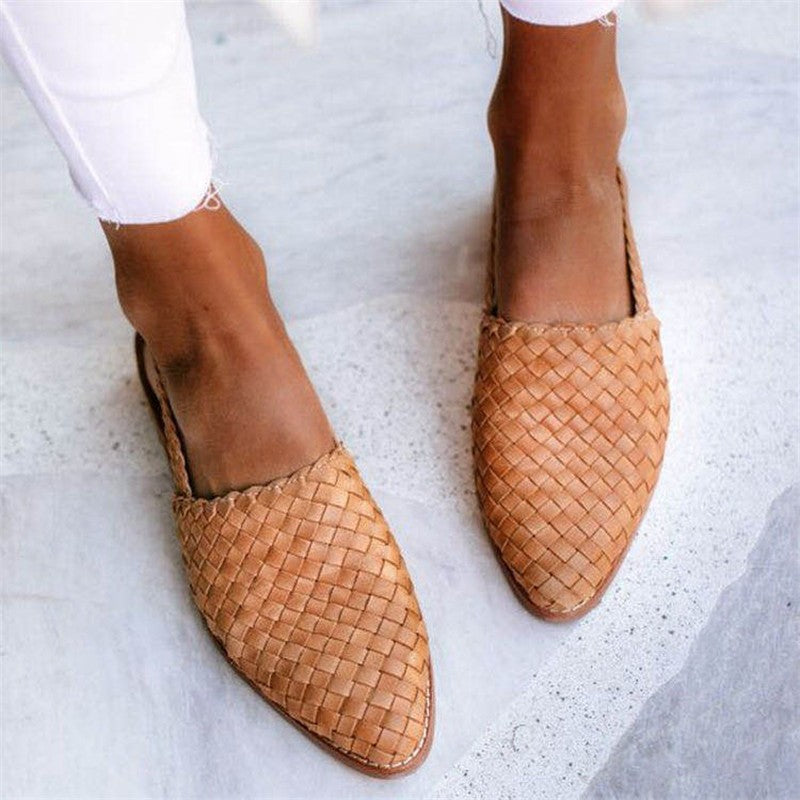 JENICA | Elegante bailarina con tacón trenzado 