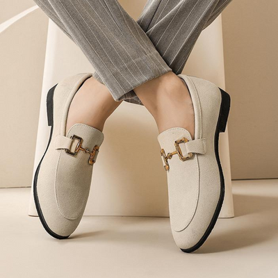 Mocasines de ante de lujo para hombre