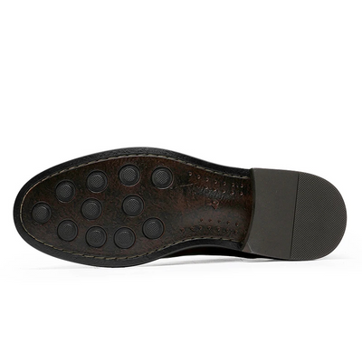 Elegáns férfi velúr mokaszinok – Gumi talp és finom varrások