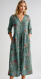 Vestido de verano para mujer - Vestido de playa - Estampado floral