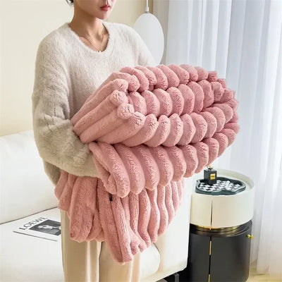 Couverture confort matelassée ultra douillette