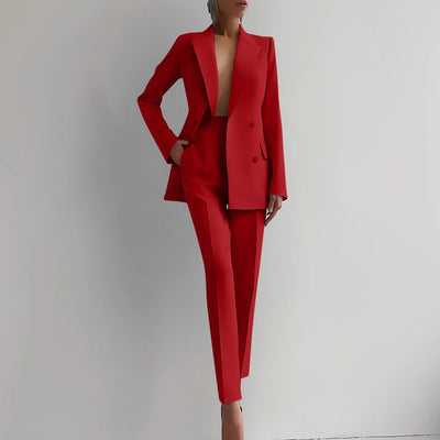 Conjunto elegante de blazer y pantalón Nika