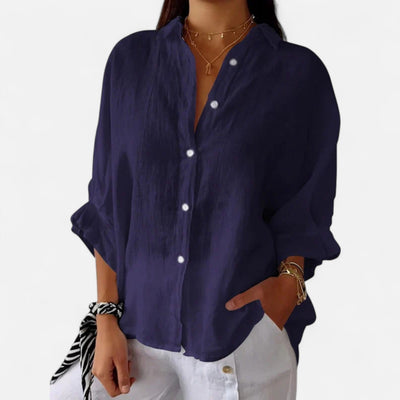 Old Monarchy | Camisa de lino de verano para mujer: elegancia natural y transpirable