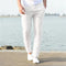 Pantalones de lino ligeros para hombre, casuales y cómodos.