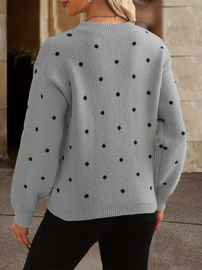 Puntíkovaný svetr Zara - Ležérní a elegantní pro ženy na podzim a v zimě