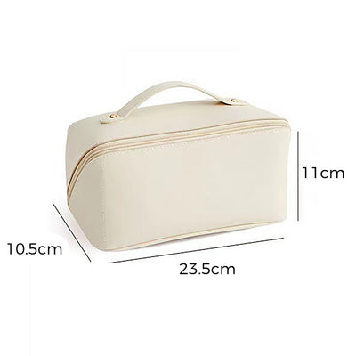 Borsa porta cosmetici da viaggio portatile in PU