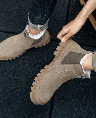 Jayson - Bottes confortables en peluche pour hommes