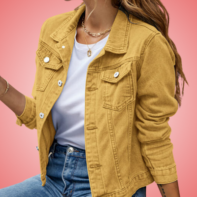 Isabela | Veste en jean à col classique