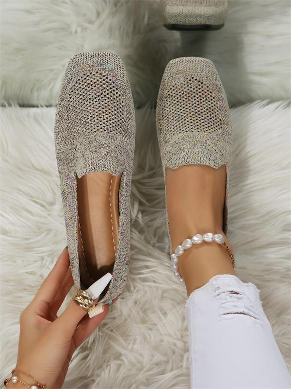 Claudia - Zapatos planos antideslizantes y cómodos para mujer con soporte para el arco