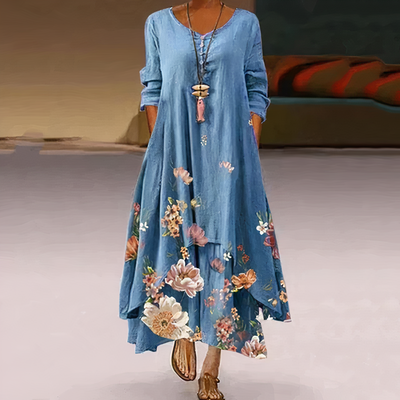 Mica - Elegante vestido de algodón