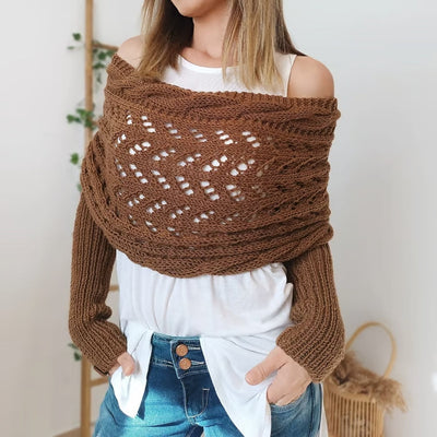 Serviette de bain en tricot bohémien pour femmes