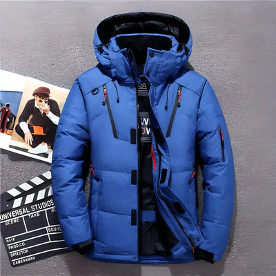Veste d'hiver pour hommes - Veste imperméable et isolée pour le froid extrême