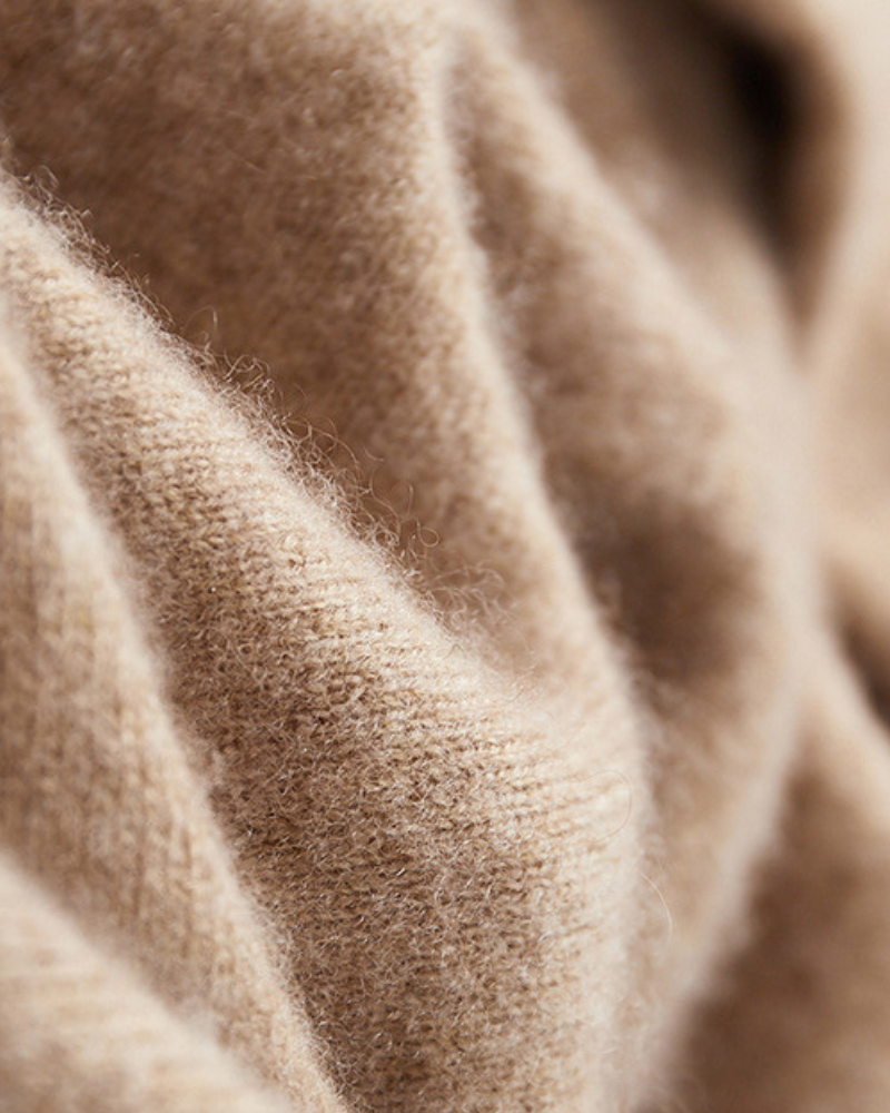 Béžová pánská mikina s kapucí